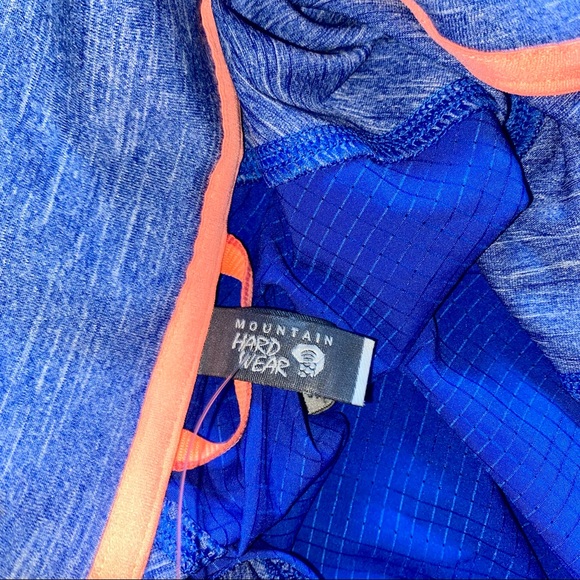 Mountain HardWear Women’s Lightweight Stretch Full Zip Blue ColorBlock Jacket SP - Picture 13 of 14